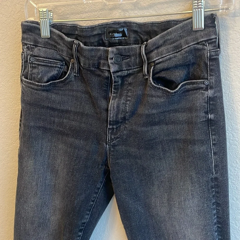 MOTHER The Looker Ankle Fray Skinny Jeans